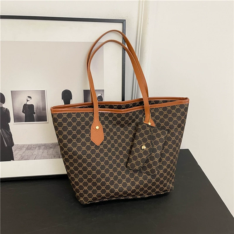 Capacious shoulder bag, summer purse, one-shoulder bag