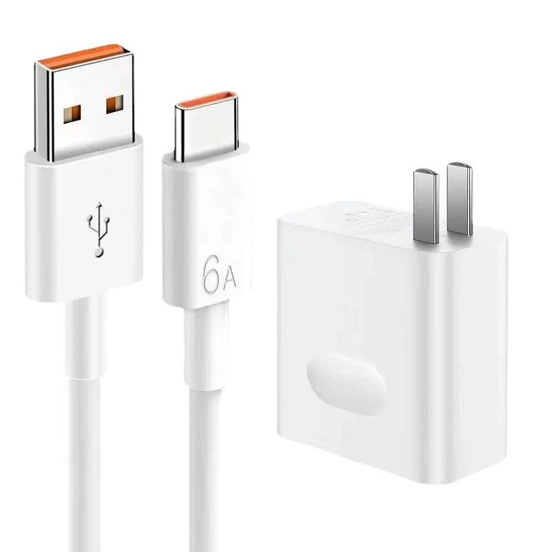 Suitable for Huawei 66w Charger Set Type Fast Charging Data Cable Fully Compatible 6a Flash Charging Certified Fast Charging Head