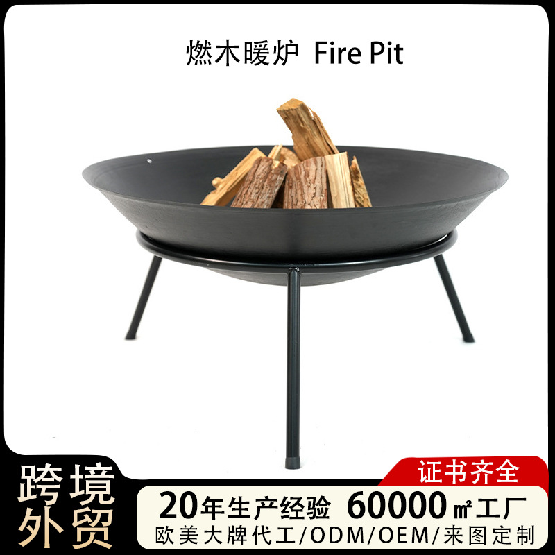 Wholesale transfronterizo 22 pulgadas gruesa olla redonda de comercio exterior horno de leña horno de leña horno de calefacción horno de leña