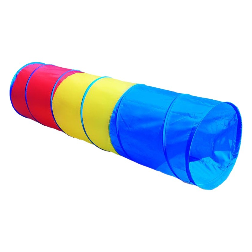 Transfronteriza Amazon Sunshine Rainbow Túnel de rastreo tubo kindergarten entrenamiento sensorial oruga bebé niños agujero de perforación