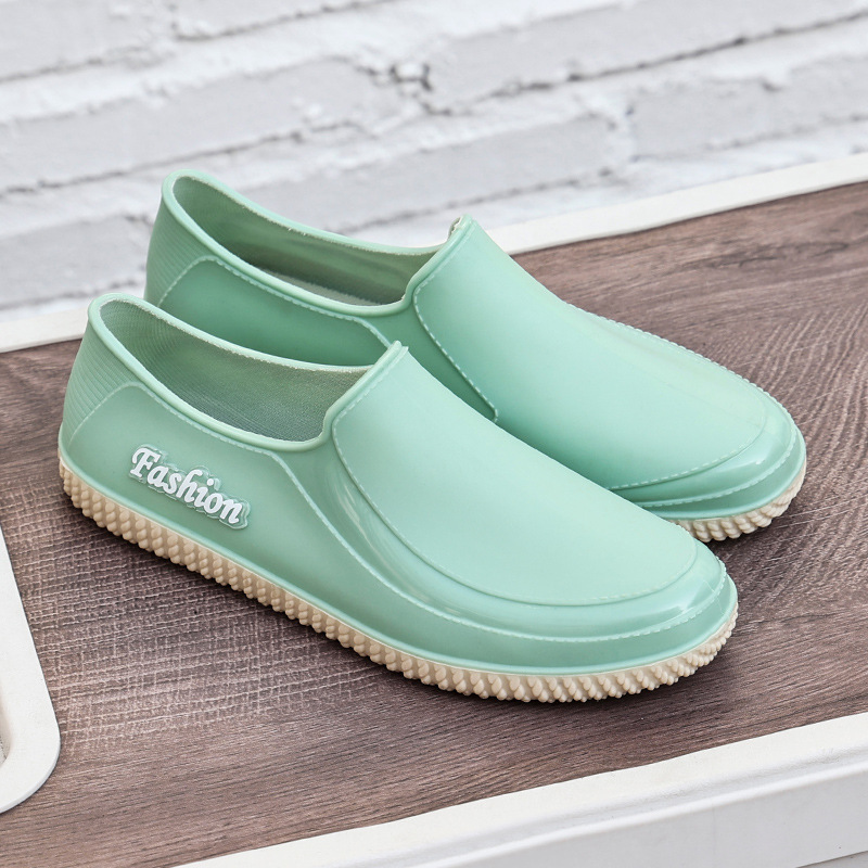 Botas de lluvia de mujer zapatos de lluvia de mujer 2023 nuevas botas de lluvia de barril alto para mujeres comercio exterior de Corea del Sur al por mayor transfronterizo