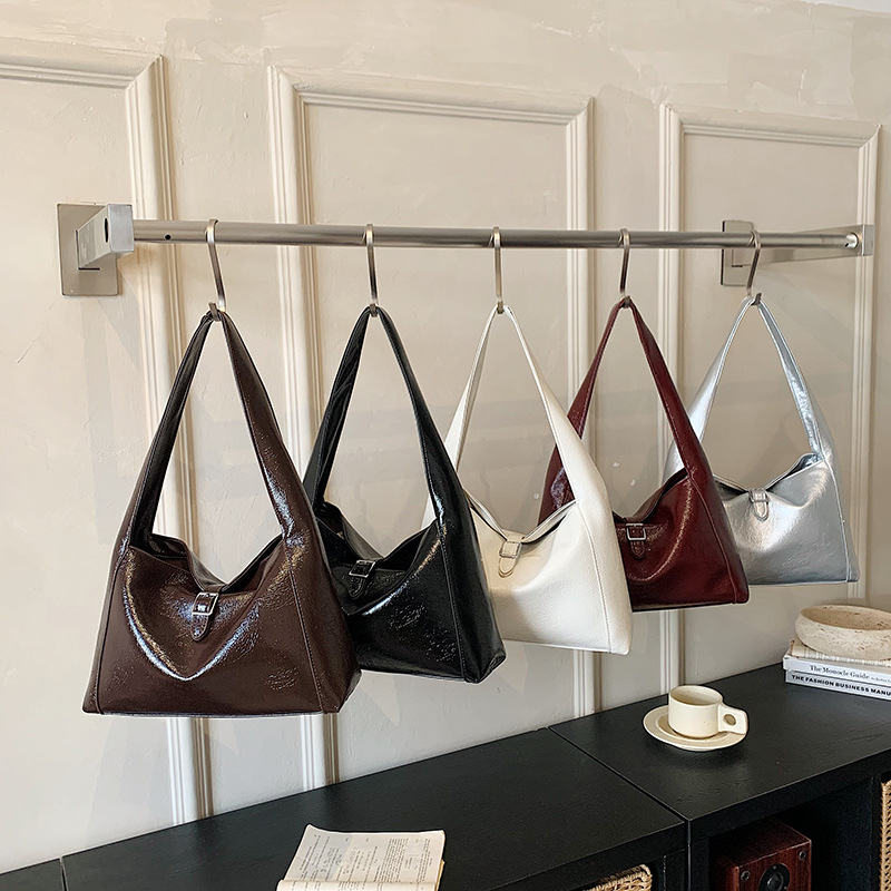 Nicho de diseño sensación de cuero suave bolso debajo de la axila mujer 2026 textura de moda gran capacidad bolso de hombro bolso de mano