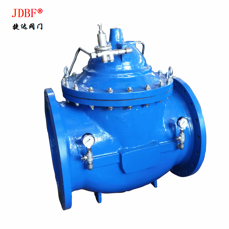 200X可调式减压稳压阀，外表喷塑，外接不锈钢管路