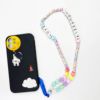 Protective ceramics, mobile phone, fruit chain with letters, universal strap, European style, simple and elegant design