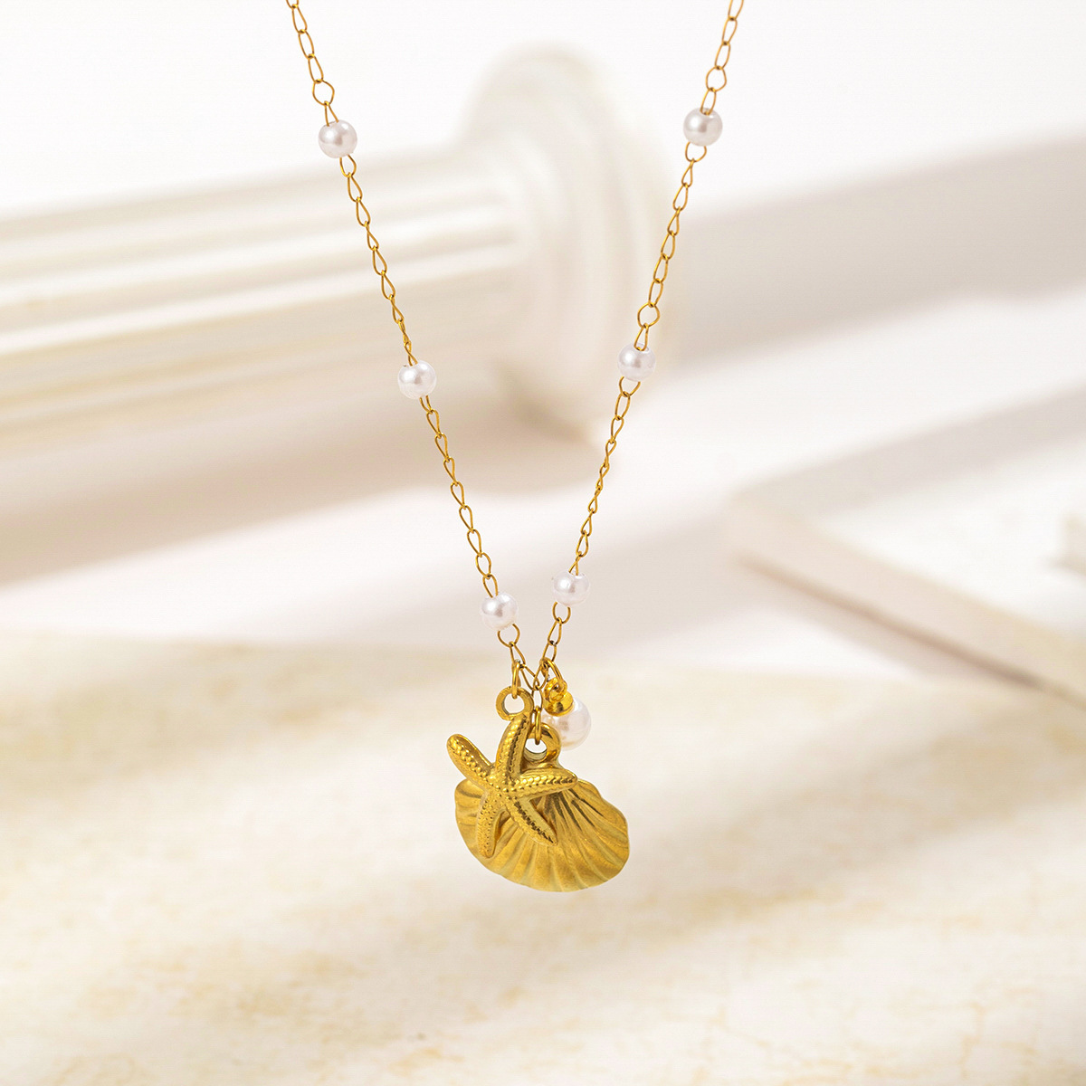 Luxe parelketting met magneetsluiting voor dames_voghion.com