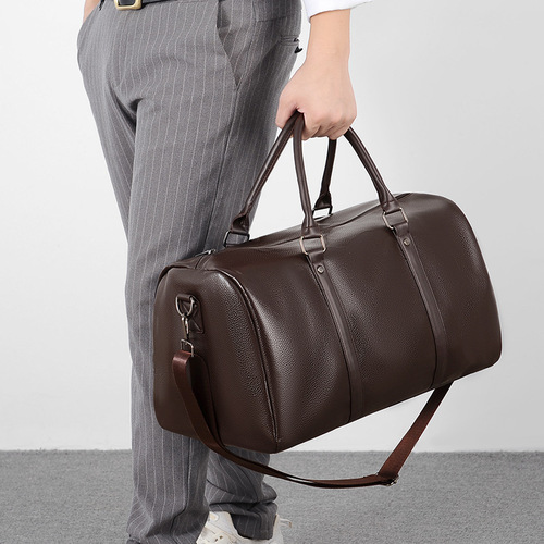 Cross-border new men's travel bag, fashionable women's fitness bag, multi-functional, dry and wet separation, hand-held travel bag, casual travel bag