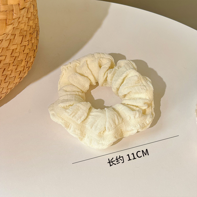 可爱红色小樱桃蕾丝大肠发圈女高级感百搭头饰扎头发大号春夏发绳|undefined