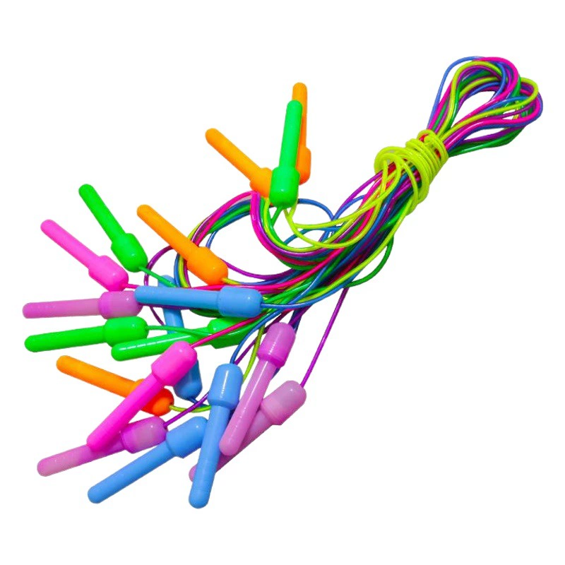 Скакалка прямо с завода Пластиковая двойная трубка детская веревка Скакалка цветная Скакалка PU смелая Студенческая тренировочная веревка скакалка