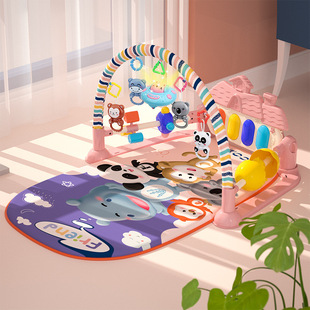 Southeast Asia Newborn Baby Fitness Stand Pedal Piano Toy 0-1 Years Old Early Education Puzzle 3-6 Months Gift