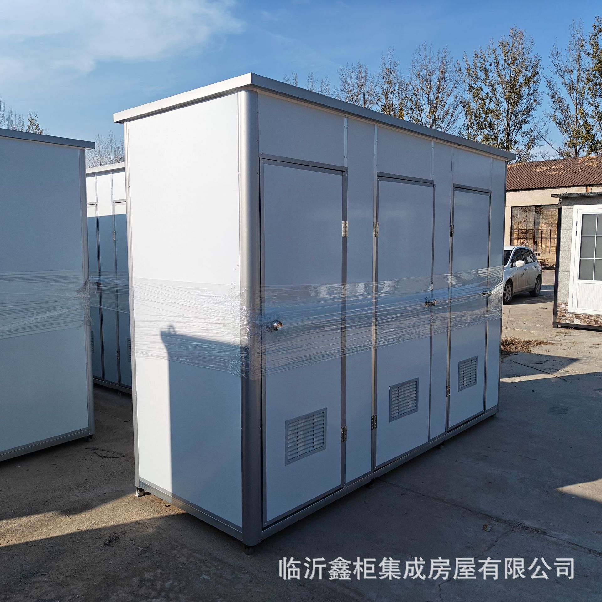 3.1*1.1*2.35米三厕蹲便移动厕所厂家户外厕所景区工地环保厕所