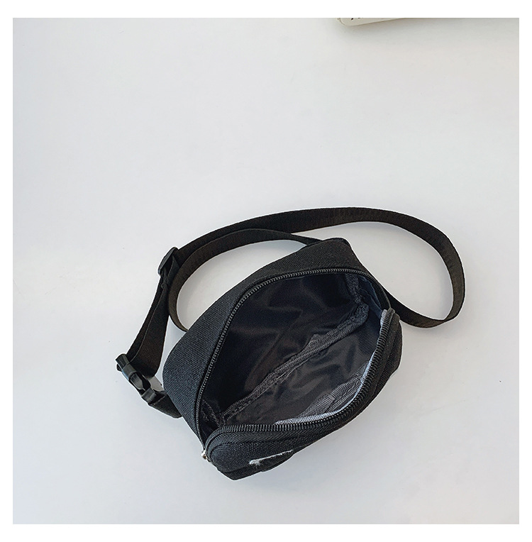 Niños Lienzo Color Sólido Lindo Hilo De Coser Cuadrado Cremallera Bolsas De Hombro display picture 32