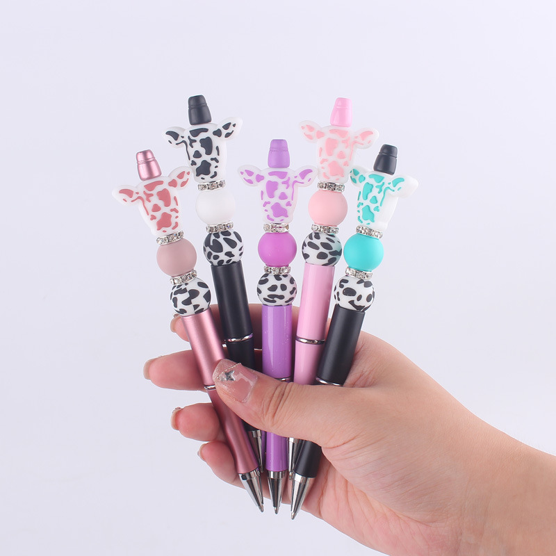 1 Piece Cow Pattern Class Learning Daily Plastic Cartoon Style Cute Gel Pen display picture 1
