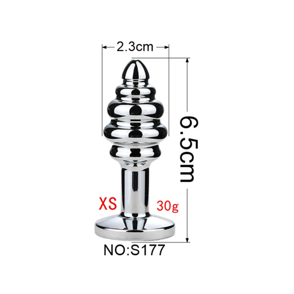 Detachable Anal Plug Heads, Silicone & Metal Options, Multiple Shapes and Sizes