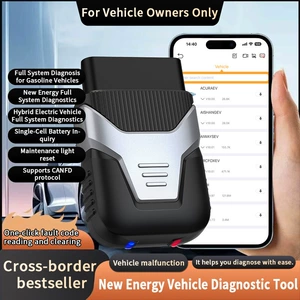 New energy vehicle fault diagnostic instrument battery pack single cell voltage three electric system OBD mobile phone detector