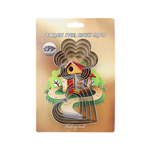 现货批发不锈钢饼干模具 曲奇饼干模具 跨境爱心花朵模具 卡通造