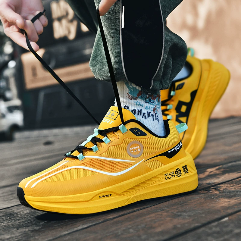 Пары премиум-класса сверхлегкий, дышащий, тонкий, сетчатый тренд, дикая повседневная обувь летняя мягкая подошва, амортизирующие кроссовки