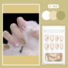Mint nail stickers, fake nails for manicure for nails, wholesale