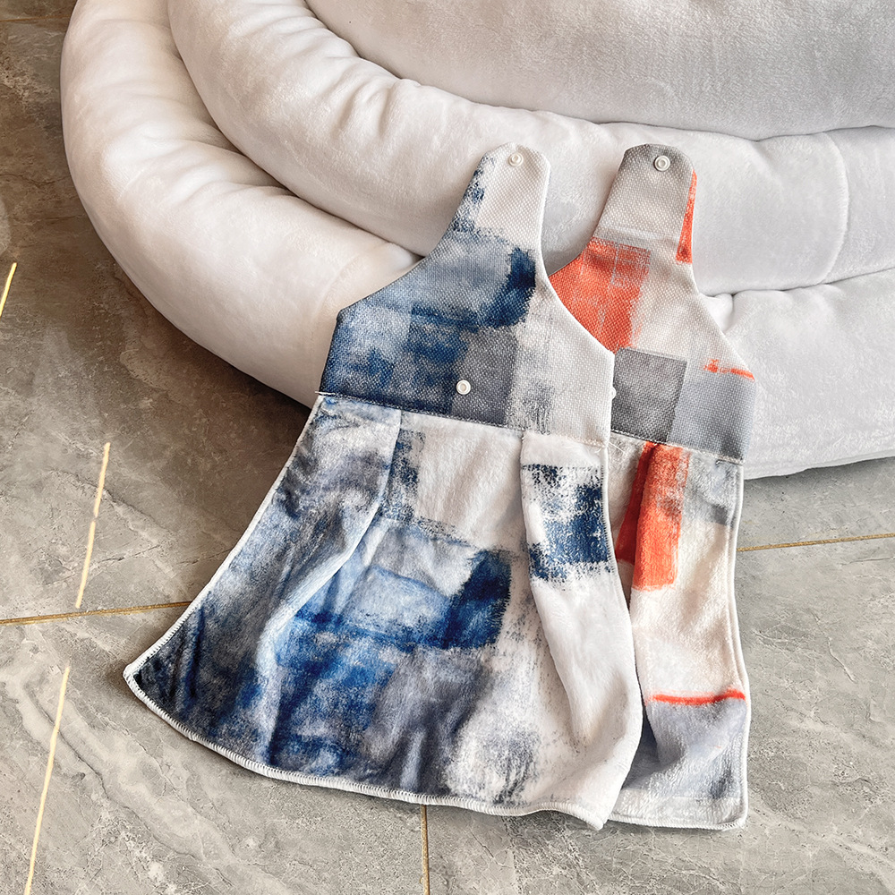 Amazon suministra toallas de mano colgantes de franela, toallas de mano para niños de jardín de infantes, toallas de baño de cocina para el hogar