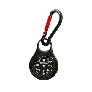 Cross-border new multi-function mountaineering buckle compass compact portable outdoor camping mountaineering travel adventure tool