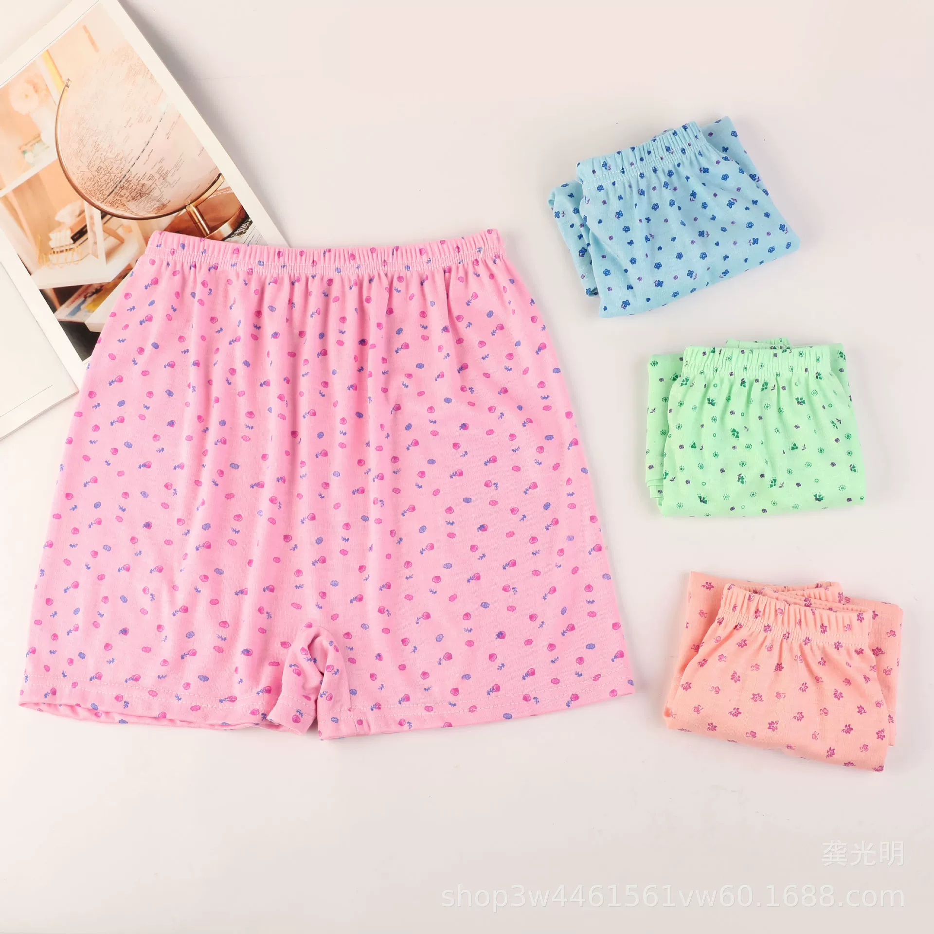 Нижнее белье для женщин среднего и пожилого возраста, женские свободные шорты для мам из полиэстера и хлопка с высокой талией, большие размеры, шорты-боксеры