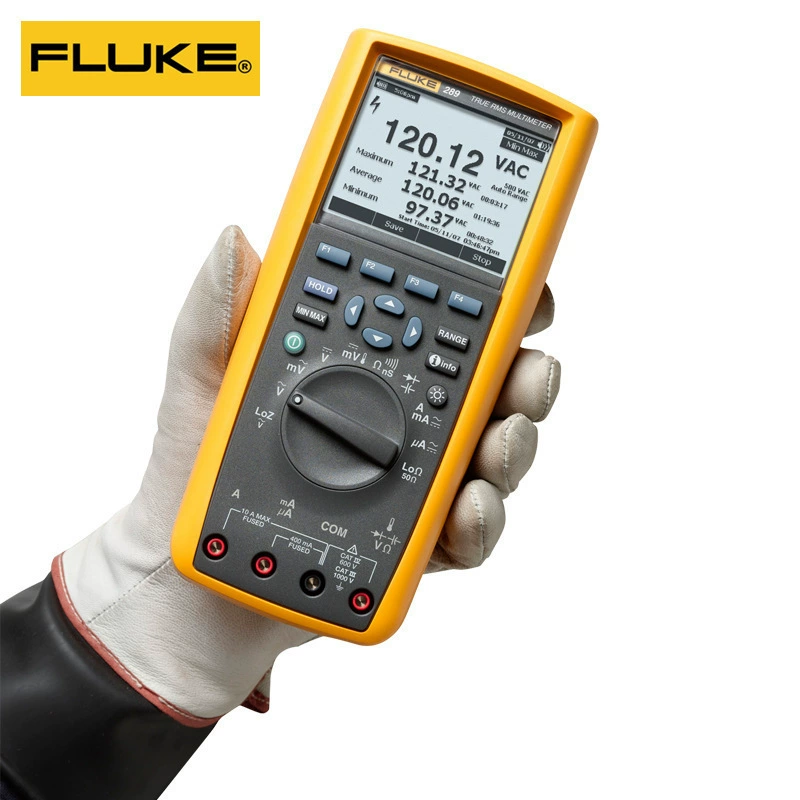 США импортировали FLUKE 289/IMSK Fluke мультиметр F289 четырехбитный полувысокоточный многофункциональный стол