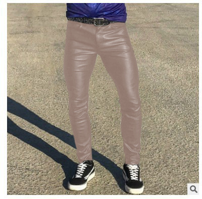 2024 Pantaloni in pelle punk per abbigliamento da prestazione casual in PU nuovo colore primavera 2024_voghion.com