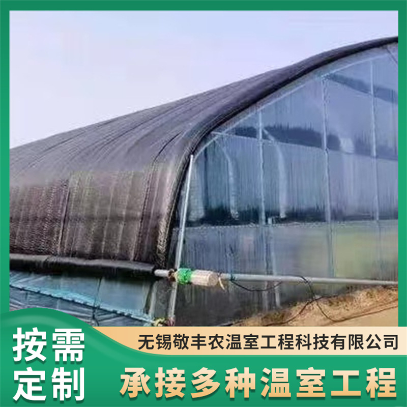 温室大棚暖棚薄膜育苗棚水果种植遮阳防风雨连体棚