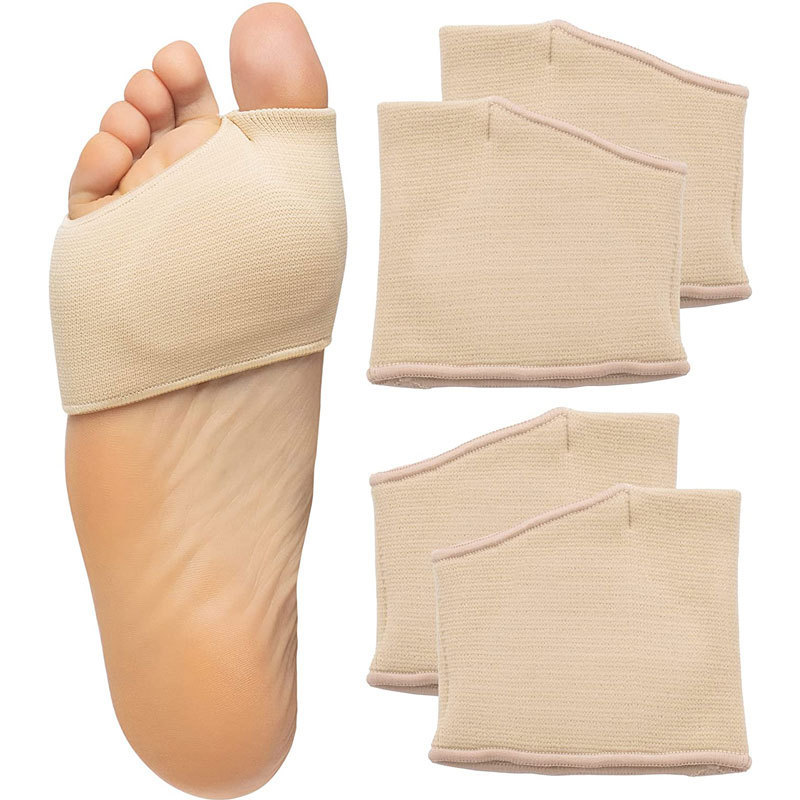 Anti-deslizante para hombres y mujeres almohadilla de la palma delantera espesa transpirable anti-dolor capullo pie delantera palma delantera collar valgus protector pie fuente de fábrica