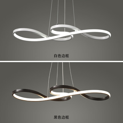 LED post-moderno comedor araña nórdico moderno minimalista creativo nota dormitorio sala de estar araña hogar iluminación transfronteriza