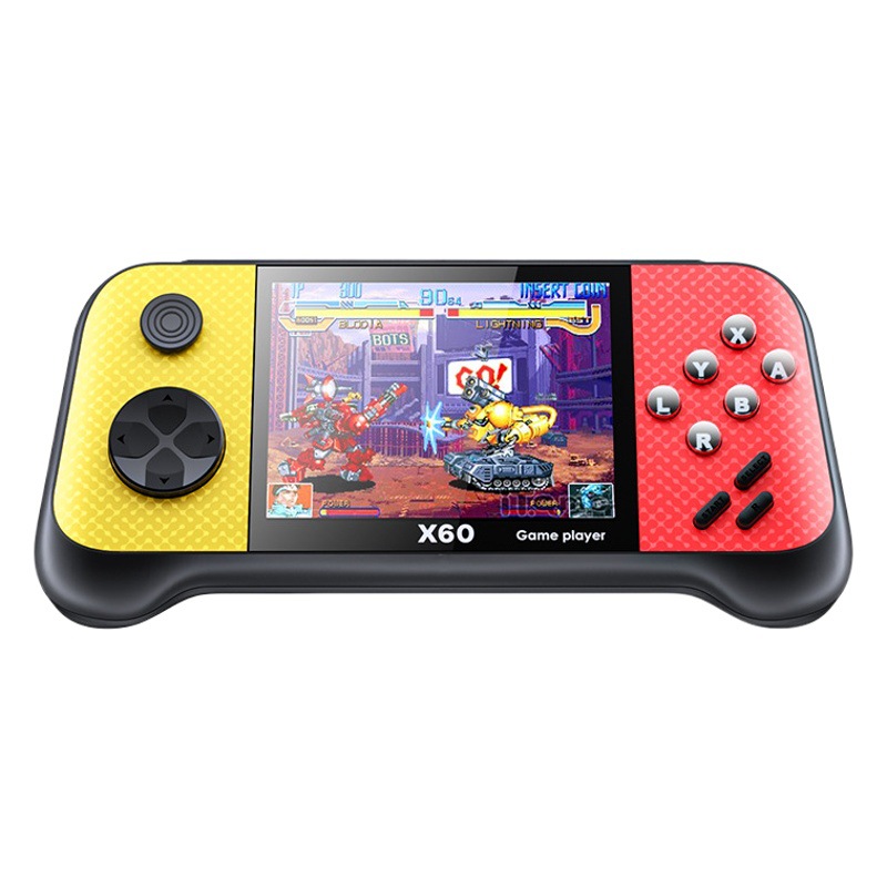 Transfronterizo nueva consola de juegos X60 PSP portátil mango simple y doble interruptor de arcade retro clásico