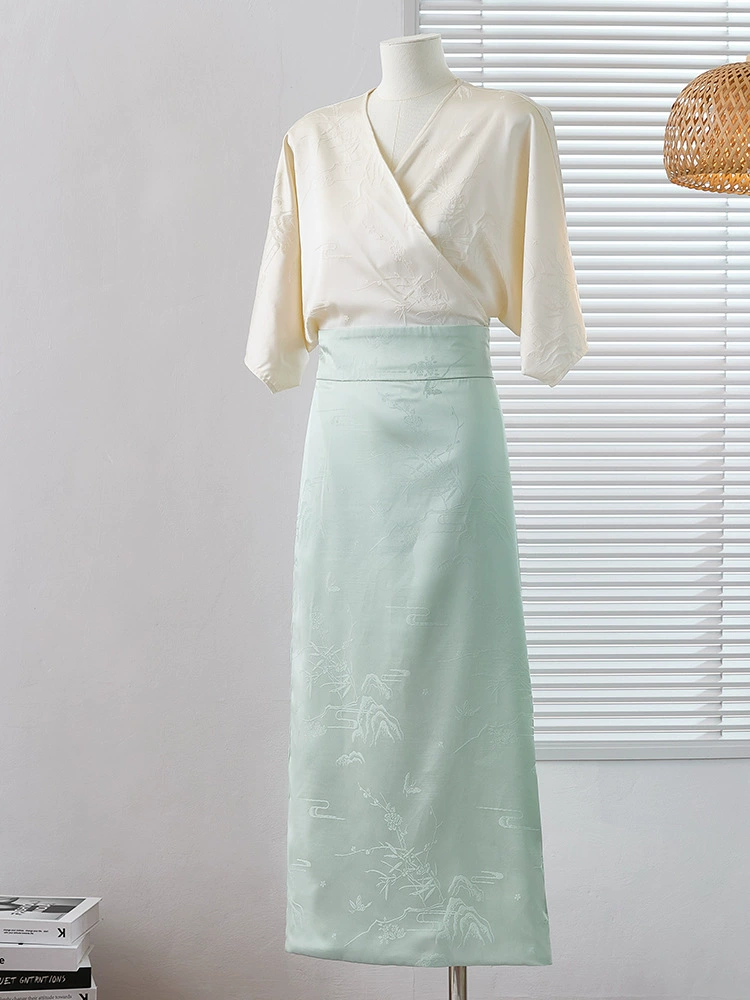 Летнее платье, Hanfu, длинная юбка, китайский стиль
