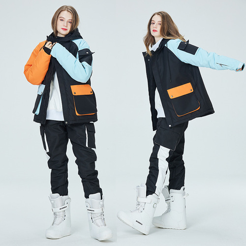 Women's Winter Outdoor Warm Thick Snowboard Suit Set  New Snowboard Jacket and Pants Set