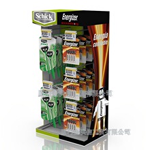 铁质孔板架配挂钩展示架烟具展示架数码产品展示架陈列电池展示架