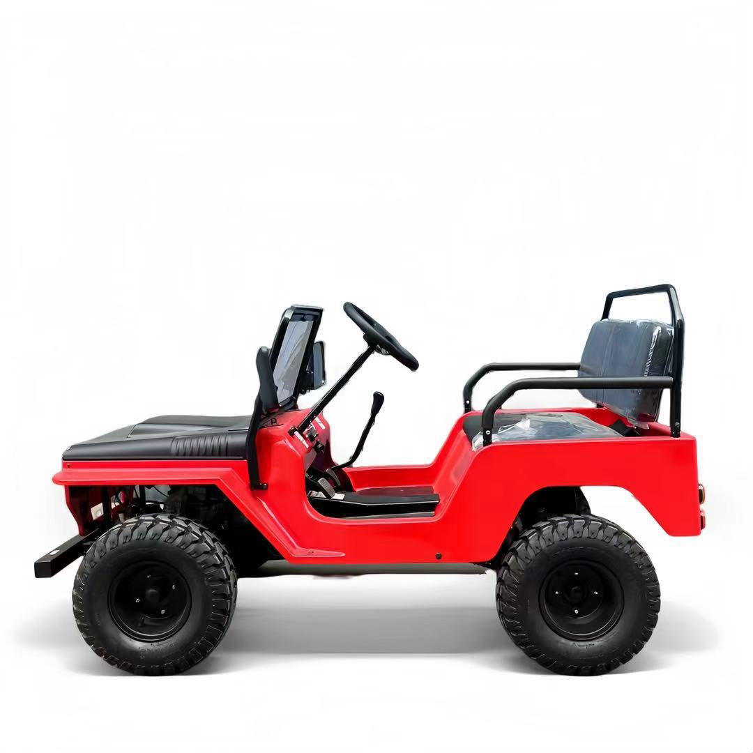 Exportación transfronteriza de automóviles de combustible 110 - 150CC motocicleta de cuatro ruedas kart retro jeep pequeño