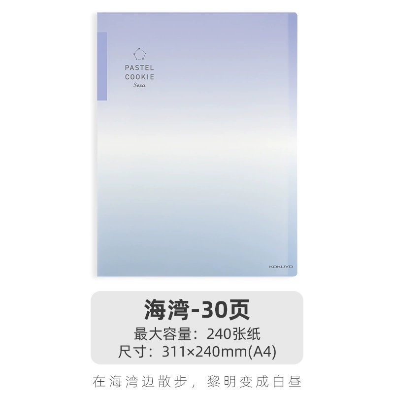 Lion Xingguo Liangcai Cookie Clear Sky вставка для данных, папка для ученических тестов, большая вместимость, сумка формата A3