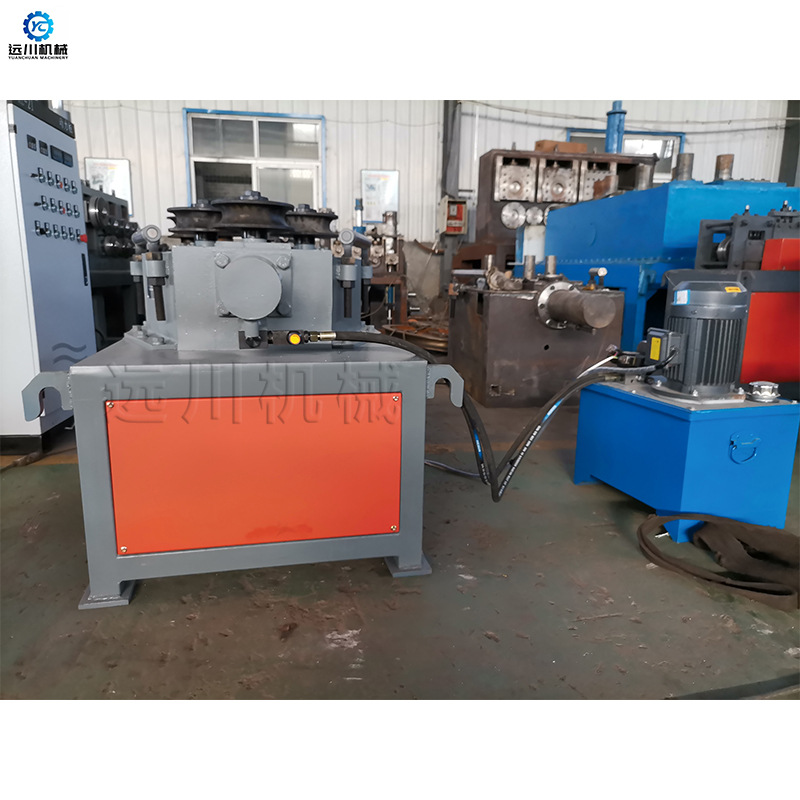 液压三轴钢管卷圆机 方管圆管螺旋打圈机 角铁槽钢扁铁卷法兰机