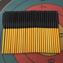 厂家供应168箭 6.3英寸 金色铝管箭 射击练习器材 复合弓箭