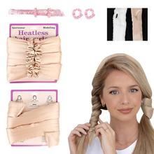 亚马逊运动款懒人卷发棒泡沫海绵器大波浪头带睡眠无热棒卷发球、