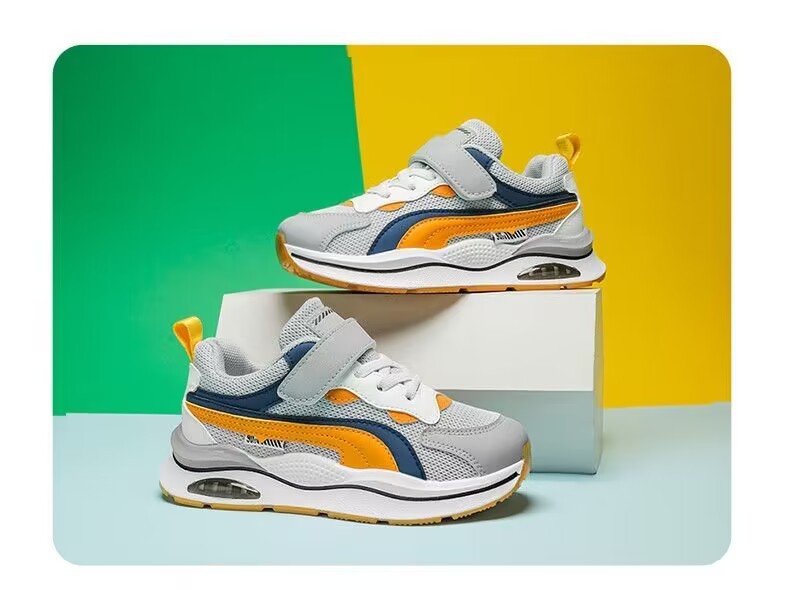 Boys' sports youth sneakers, spring 2023 new children's mesh soft soled boys' Forrest Gump shoes, running_voghion.com