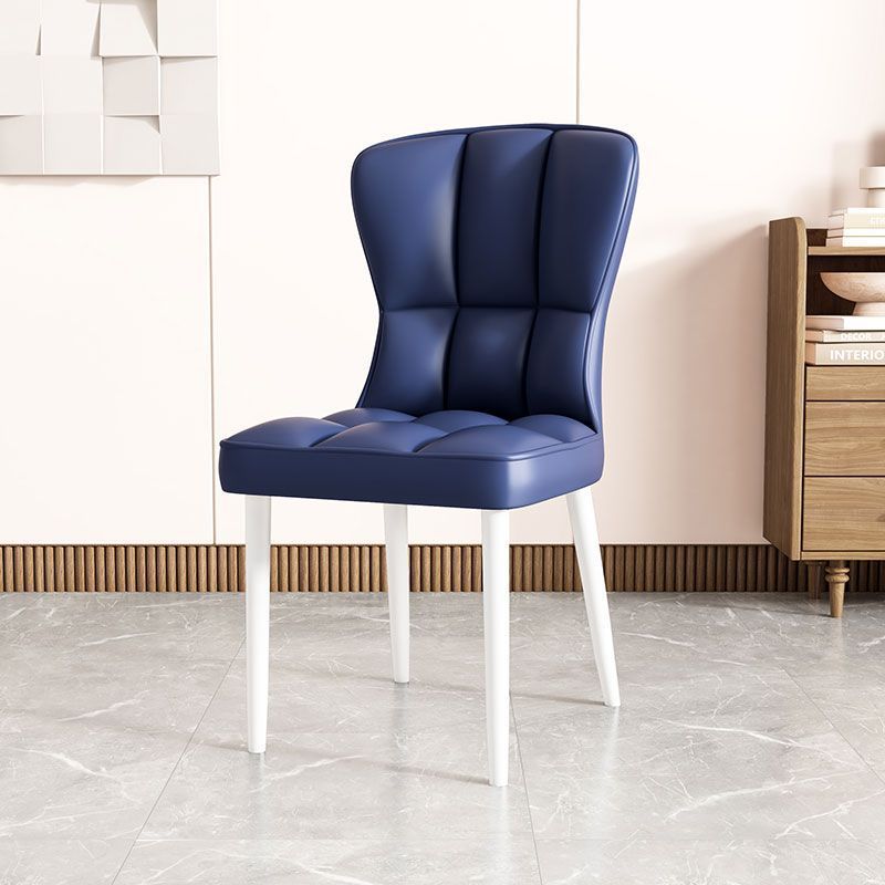 Asiento de restaurante nórdico simple respaldo superior silla de comedor de paquete flexible silla de negociación de hotel image 25
