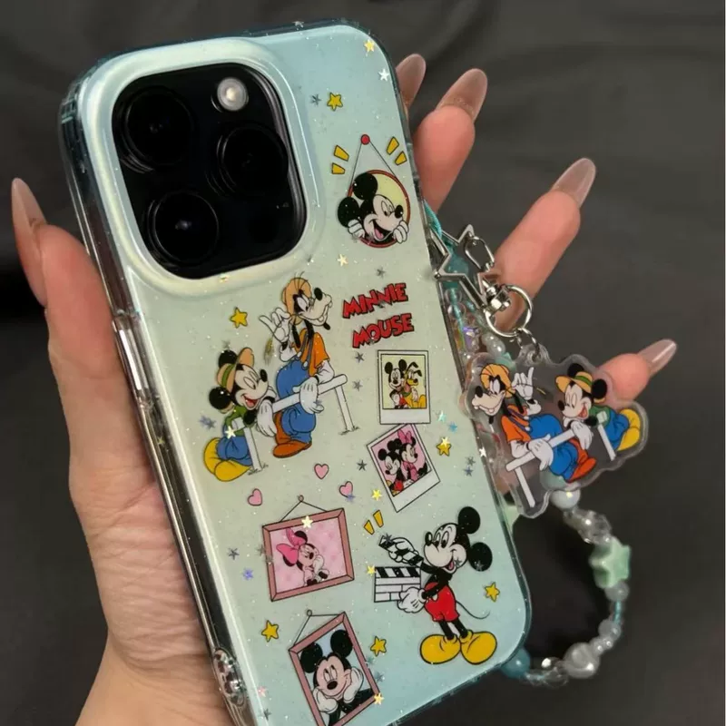 Apple, iPhone15, мультяшный совместимый чехол, градиент, 16promax