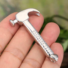 新款复古潮流榔头铁锤子不锈钢吊坠 一件代发