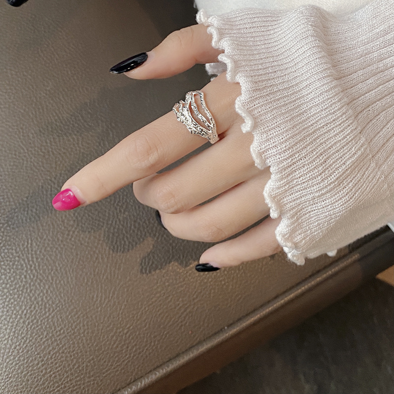 Fashion Geometric Sterling Silver Plating Rings 1 Piece