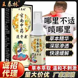 王泰林玄南中药透骨康会销礼品老年用品跑江湖跨境爆抑菌液理疗