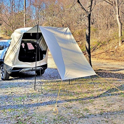 Road Trip Car Trunk Avtomobil dam çadırları - beige-package-three-plus-tailgate-please-note-the-model-when-placing-an-order-default-item