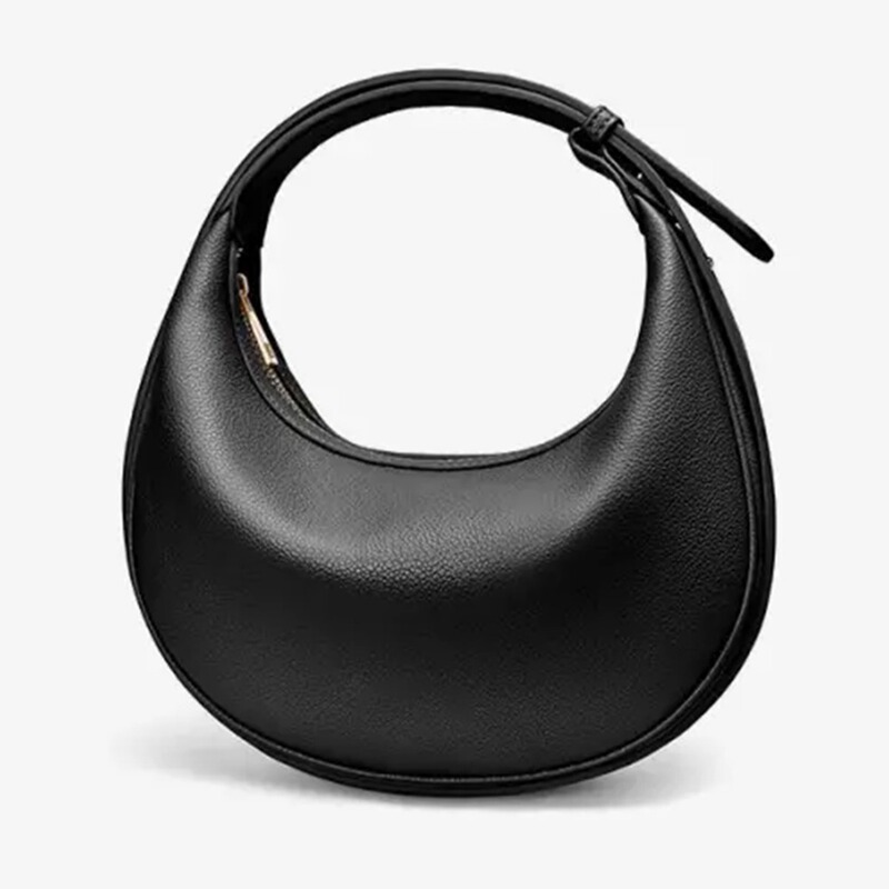 New in stock, niche crescent-shaped women's bag, unique and stylish with a high-end feel, three-way use: shoulder bag, handbag, and underarm bag for commuting