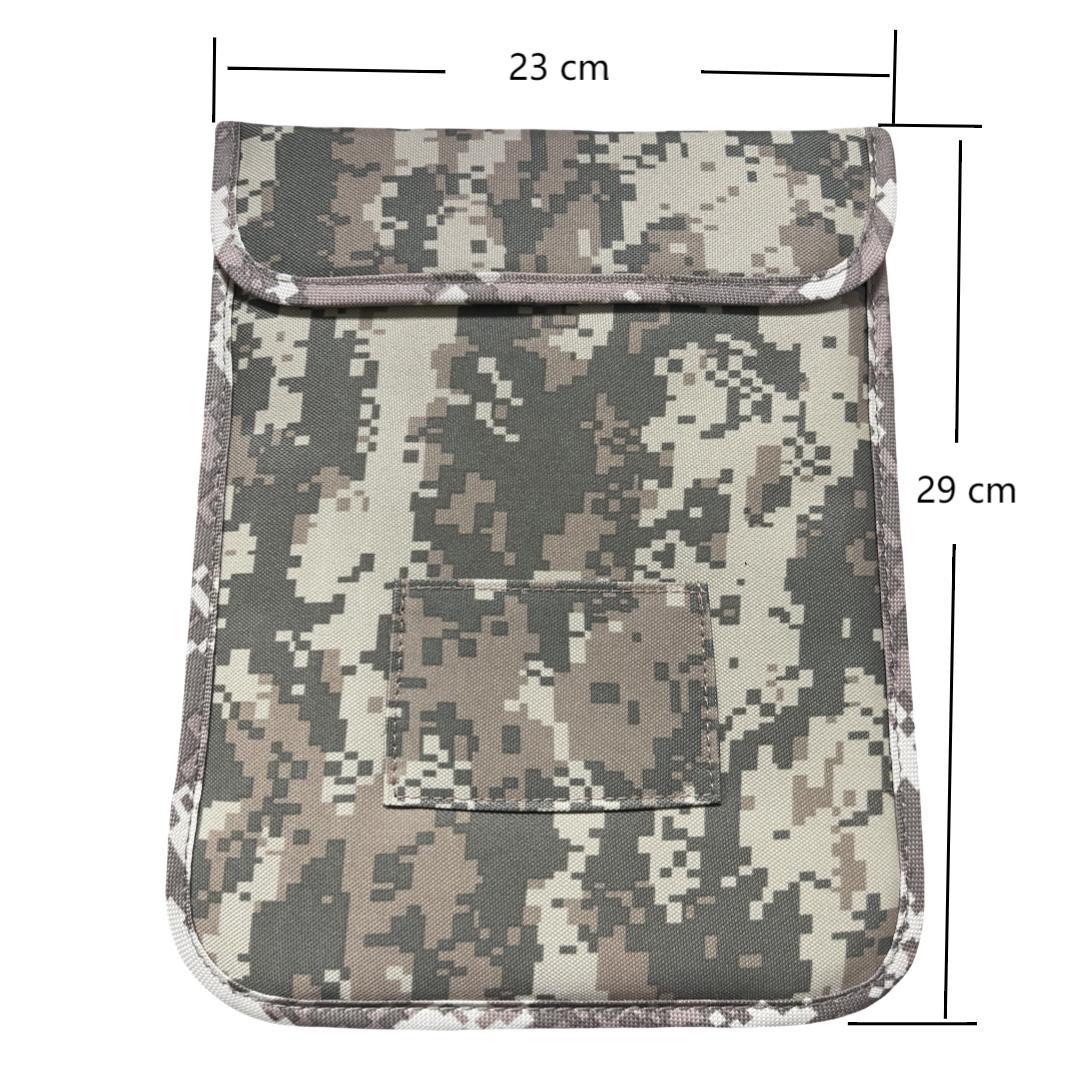 New Computer Bag Ipadmini Camouflage Universal Tablet Large Mobile Phone Signal Shielding Bag Radiation Protection Bag Cosmetics Bag