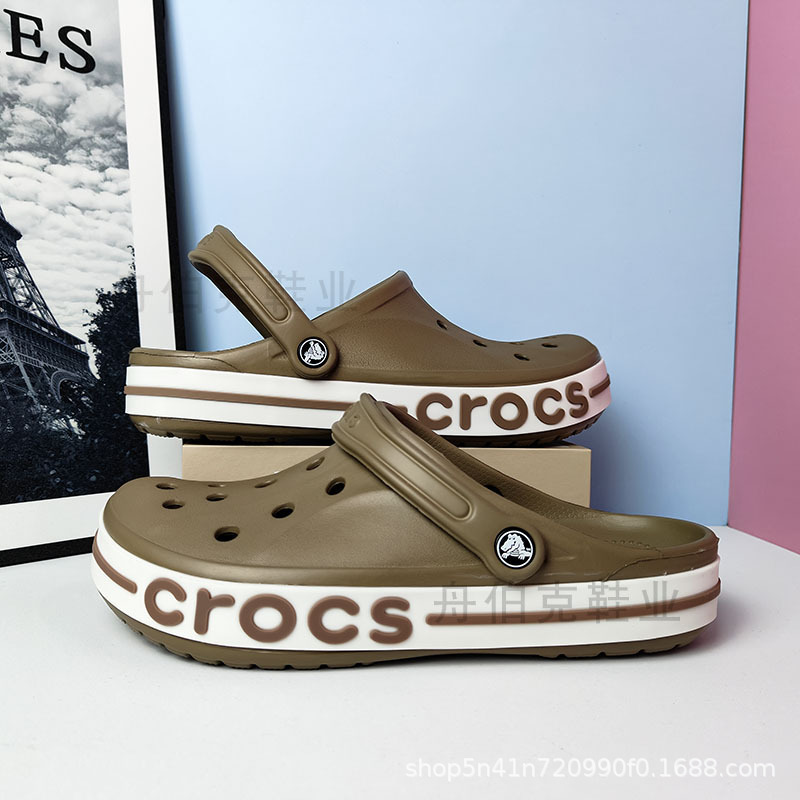 Cross Big Baya Clogs for Men and Women, Summer Non-Slip Closed-Toe Beach Sandals, Clogs, Non-Slip