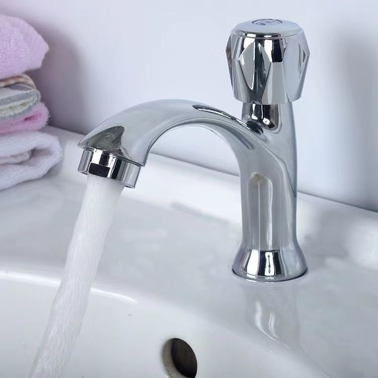 Copper washbasin faucet, single-cooling bathroom washbasin, countertop basin, washbasin, cold water, single-hole basin, faucet, cross-border full figure