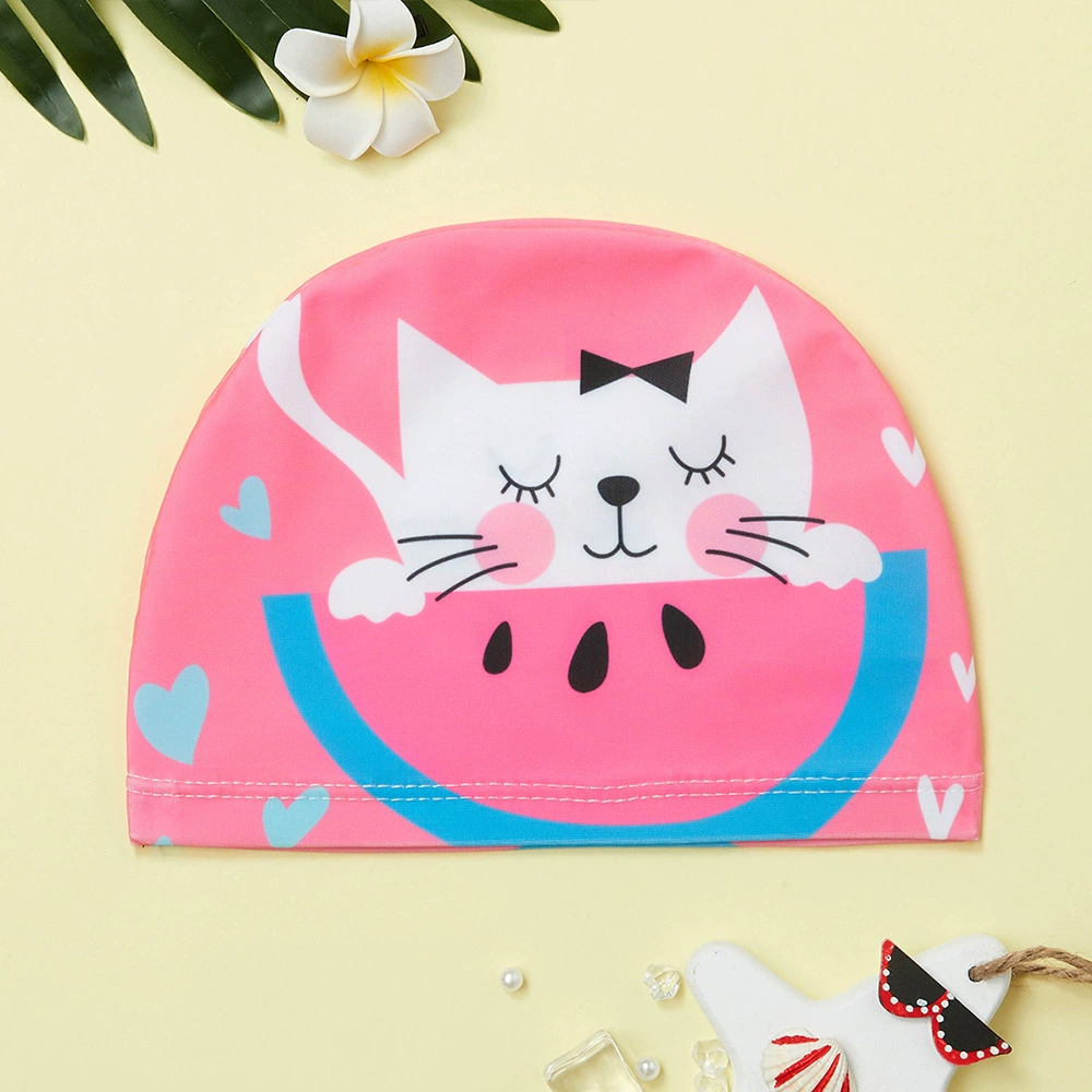 Cartoon comfortable swimming cap for swimming, for teenagers